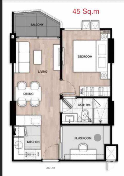 New & Cozy 2 Bedroom @ The Astra Sky River Chiang Mai Dış mekan fotoğraf