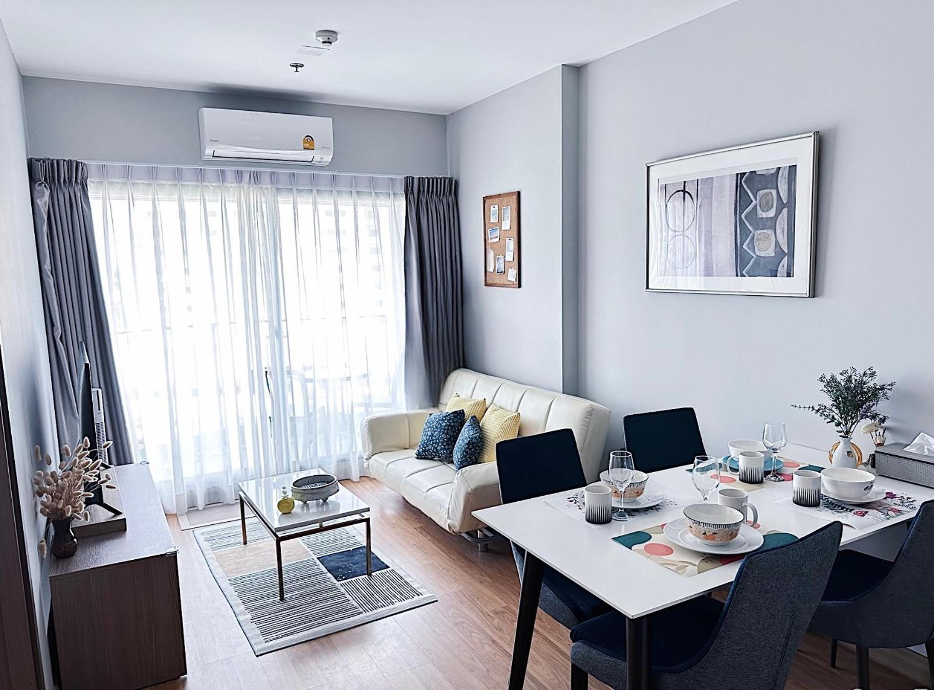 New & Cozy 2 Bedroom @ The Astra Sky River Chiang Mai Dış mekan fotoğraf